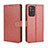 Funda de Cuero Cartera con Soporte Carcasa BY5 para Oppo F19 Pro+ Plus 5G Marron