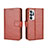 Funda de Cuero Cartera con Soporte Carcasa BY5 para Oppo Find N 5G Marron