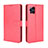 Funda de Cuero Cartera con Soporte Carcasa BY5 para Oppo Find X3 Pro 5G Rojo