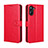 Funda de Cuero Cartera con Soporte Carcasa BY5 para Realme 10 4G Rojo