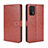 Funda de Cuero Cartera con Soporte Carcasa BY5 para Realme GT 5G Marron