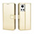 Funda de Cuero Cartera con Soporte Carcasa BY5 para Realme GT Neo3 5G Oro