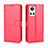 Funda de Cuero Cartera con Soporte Carcasa BY5 para Realme GT Neo3 5G Rojo