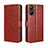 Funda de Cuero Cartera con Soporte Carcasa BY5 para Realme V30 5G Marron