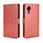 Funda de Cuero Cartera con Soporte Carcasa BY5 para Samsung Galaxy XCover 5 SM-G525F Marron