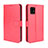 Funda de Cuero Cartera con Soporte Carcasa BY5 para Sharp Aquos Zero6 Rojo