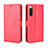 Funda de Cuero Cartera con Soporte Carcasa BY5 para Sony Xperia 10 IV Rojo