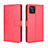 Funda de Cuero Cartera con Soporte Carcasa BY5 para Vivo iQOO U3x 5G Rojo