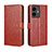 Funda de Cuero Cartera con Soporte Carcasa BY5 para Vivo iQOO Z6 Lite 5G Marron