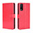 Funda de Cuero Cartera con Soporte Carcasa BY5 para Vivo Y30g Rojo