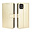 Funda de Cuero Cartera con Soporte Carcasa BY5 para Vivo Y52s t1 5G Oro