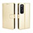 Funda de Cuero Cartera con Soporte Carcasa BY5 para Xiaomi Mi 10S 5G Oro