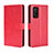 Funda de Cuero Cartera con Soporte Carcasa BY5 para Xiaomi Mi 10T 5G Rojo