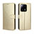 Funda de Cuero Cartera con Soporte Carcasa BY5 para Xiaomi Mi 13 Pro 5G Oro