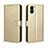 Funda de Cuero Cartera con Soporte Carcasa BY5 para Xiaomi Poco C50 Oro