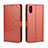 Funda de Cuero Cartera con Soporte Carcasa BY5 para Xiaomi Redmi 9i Marron