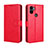 Funda de Cuero Cartera con Soporte Carcasa BY5 para Xiaomi Redmi A1 Plus Rojo