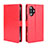 Funda de Cuero Cartera con Soporte Carcasa BY5 para Xiaomi Redmi K40 Gaming 5G Rojo