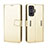 Funda de Cuero Cartera con Soporte Carcasa BY5 para Xiaomi Redmi K50 Gaming 5G Oro