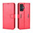 Funda de Cuero Cartera con Soporte Carcasa BY5 para Xiaomi Redmi K50 Gaming 5G Rojo