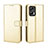 Funda de Cuero Cartera con Soporte Carcasa BY5 para Xiaomi Redmi Note 11T Pro+ Plus 5G Oro