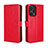 Funda de Cuero Cartera con Soporte Carcasa BY5 para Xiaomi Redmi Note 12 Turbo 5G Rojo