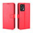 Funda de Cuero Cartera con Soporte Carcasa BY5 para Xiaomi Redmi Note 12T Pro 5G Rojo