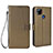 Funda de Cuero Cartera con Soporte Carcasa BY6 para Xiaomi POCO C31 Marron