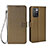 Funda de Cuero Cartera con Soporte Carcasa BY6 para Xiaomi Redmi 10 (2022) Marron