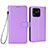 Funda de Cuero Cartera con Soporte Carcasa BY6 para Xiaomi Redmi 10 India Morado