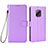 Funda de Cuero Cartera con Soporte Carcasa BY6 para Xiaomi Redmi 10X 5G Morado