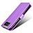 Funda de Cuero Cartera con Soporte Carcasa BY7 para Asus Zenfone 7 Pro ZS671KS Morado