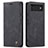 Funda de Cuero Cartera con Soporte Carcasa C01S para Google Pixel 6 5G Negro