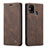 Funda de Cuero Cartera con Soporte Carcasa C01S para Samsung Galaxy M31 Marron