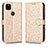 Funda de Cuero Cartera con Soporte Carcasa C01X para Google Pixel 4a 5G Oro