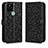 Funda de Cuero Cartera con Soporte Carcasa C01X para Google Pixel 5 Negro