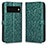 Funda de Cuero Cartera con Soporte Carcasa C01X para Google Pixel 6 5G Verde