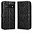 Funda de Cuero Cartera con Soporte Carcasa C01X para Google Pixel 6a 5G Negro