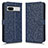 Funda de Cuero Cartera con Soporte Carcasa C01X para Google Pixel 7a 5G Azul