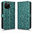 Funda de Cuero Cartera con Soporte Carcasa C01X para Huawei Nova Y61 Verde