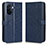 Funda de Cuero Cartera con Soporte Carcasa C01X para Huawei Nova Y71 Azul