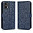 Funda de Cuero Cartera con Soporte Carcasa C01X para Motorola Moto Edge 30 Lite 5G Azul