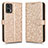 Funda de Cuero Cartera con Soporte Carcasa C01X para Motorola Moto Edge 30 Lite 5G Oro