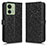 Funda de Cuero Cartera con Soporte Carcasa C01X para Motorola Moto Edge 40 5G Negro