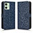 Funda de Cuero Cartera con Soporte Carcasa C01X para Motorola Moto G54 5G Azul