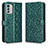 Funda de Cuero Cartera con Soporte Carcasa C01X para Nokia G60 5G Verde