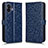 Funda de Cuero Cartera con Soporte Carcasa C01X para Nothing Phone 2 Azul