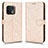 Funda de Cuero Cartera con Soporte Carcasa C01X para OnePlus 10 Pro 5G Oro