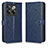 Funda de Cuero Cartera con Soporte Carcasa C01X para OnePlus 10T 5G Azul