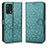 Funda de Cuero Cartera con Soporte Carcasa C01X para Oppo A74 4G Verde